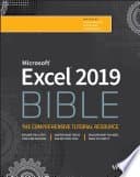 Excel 2019 Bible